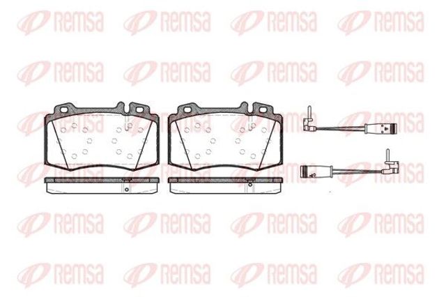 Колодки передні 076902 REMSA