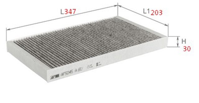 Внутрішньосалонний фільтр AF5045A ALPHA FILTER