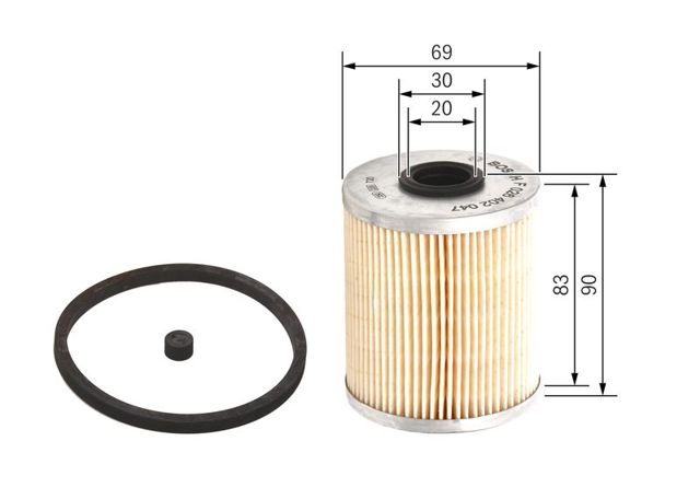 Фільтр паливний F026402047 BOSCH