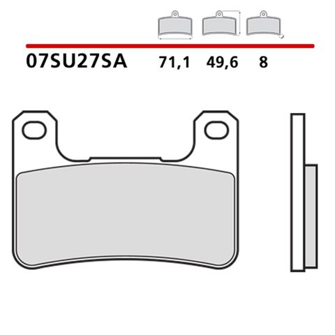 Гальмівні колодки 07SU27SA BREMBO