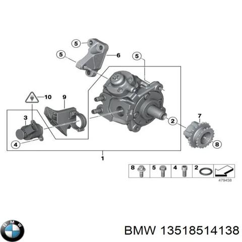 Насос паливний високого тиску (ПНВТ) - DIESEL 13518514138 BMW