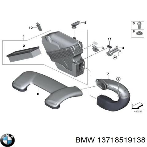 Корпус повітряного фільтра 13718519138 BMW