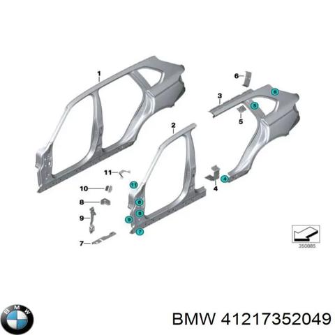 Крило заднє ліве 41217352049 BMW