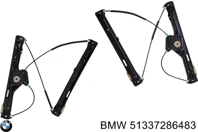 Механізм стеклопідйомника дверей передніх, лівих 51337286483 BMW