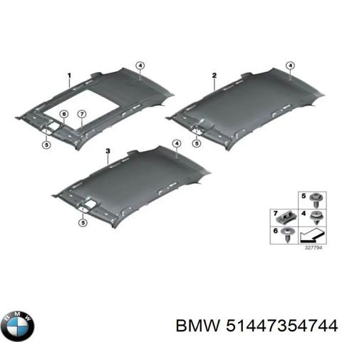 Ізоляція термошумова 51447354744 BMW