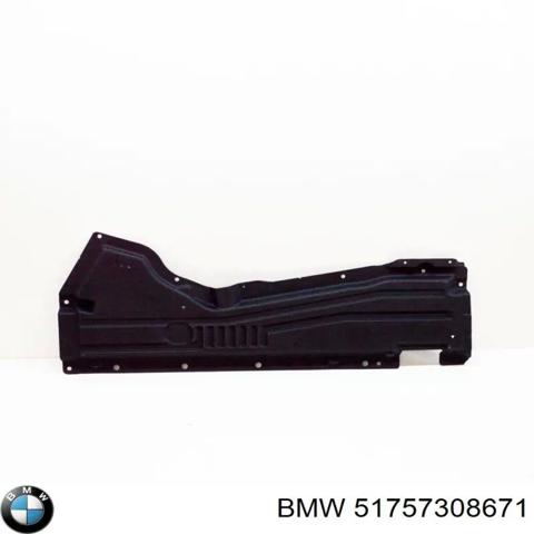 Захист днища, лівий 51757308671 BMW