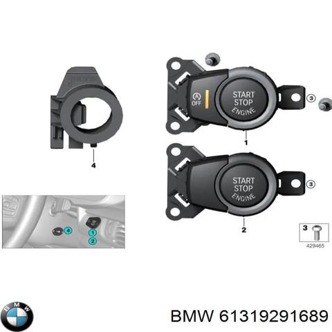 Кнопка запуску двигуна 61319291689 BMW