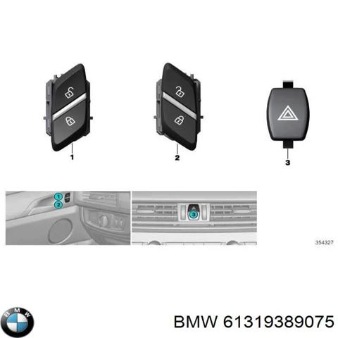 Аварійна кнопка 61319389075 BMW