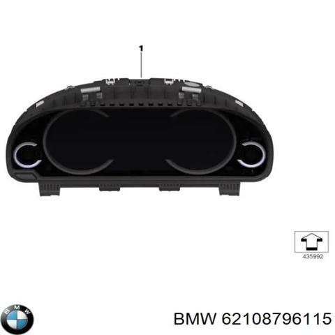 Приладова дошка-щиток приладів 62108796115 BMW