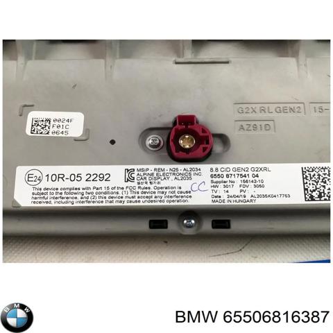 Дисплей багатофункціональний 65506816387 BMW