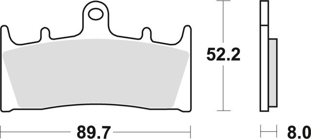 Колодки передні MCB659SV TRW