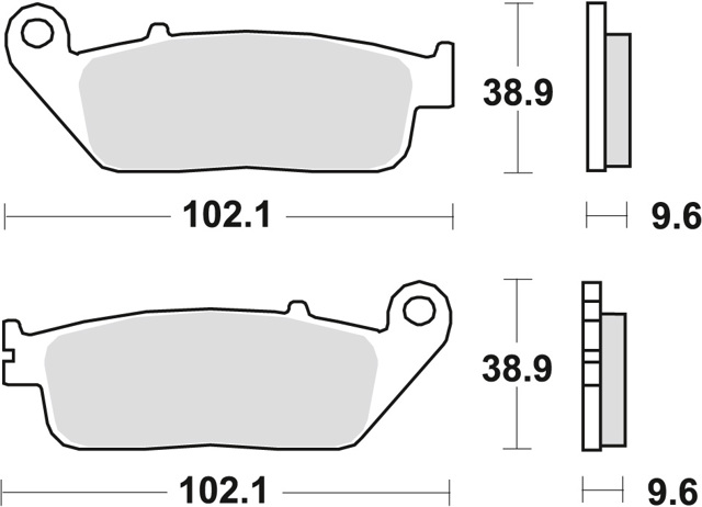 Гальмівні колодки MCB677 TRW