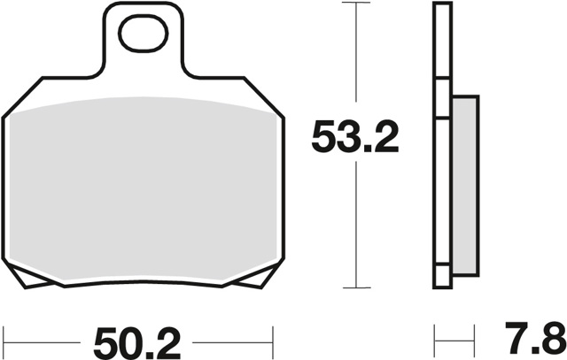 Передні гальмівні колодки MCB700 TRW
