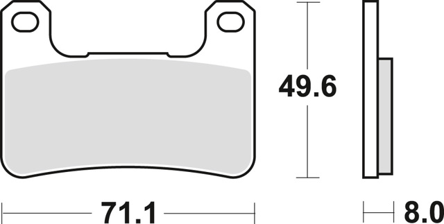 Колодки передні MCB752SV TRW