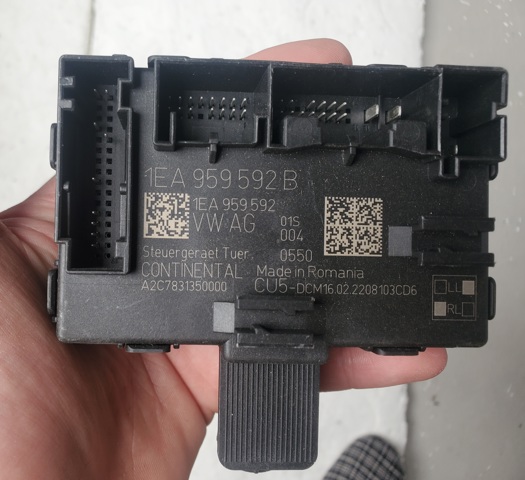 Блок комфорту передніх дверей 1EA959592B VAG