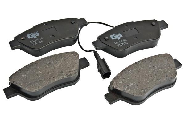 Колодки гальмівні дискові комплект 101466 GP