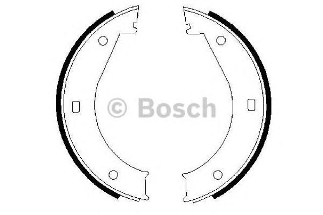 Гальмівні колодки стоянкового гальма 0986487211 BOSCH