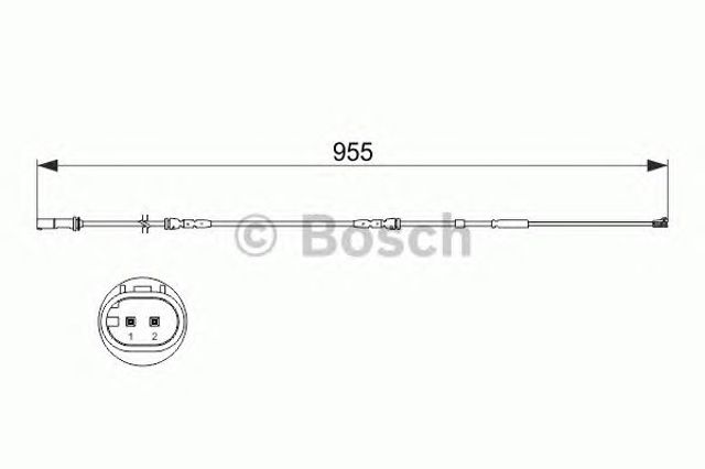 Сенсор зносу 1987473511 BOSCH