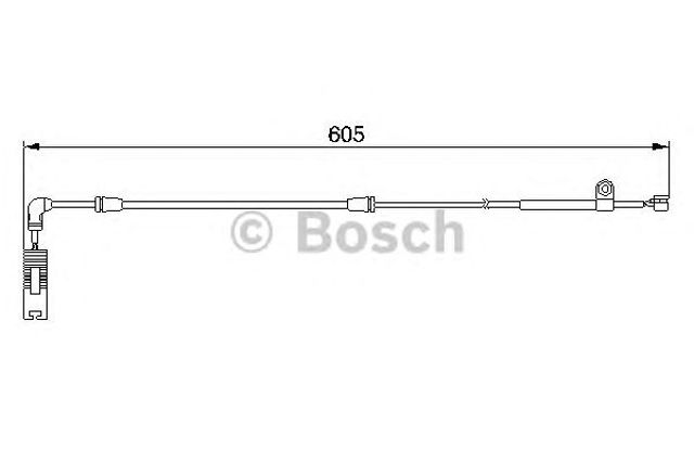 Датчик зносу гальмівних колодок, передній 1987474943 BOSCH