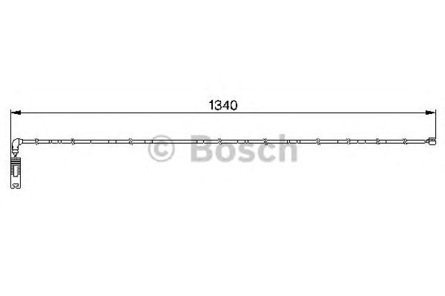 Датчик зносу гальмівних колодок, задній 1987474944 BOSCH