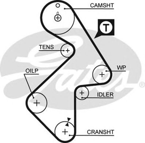 Ремінь газорозподільного механізму Toyota Camry III