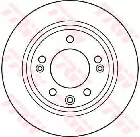 Диск заднього гальма DF6123 TRW