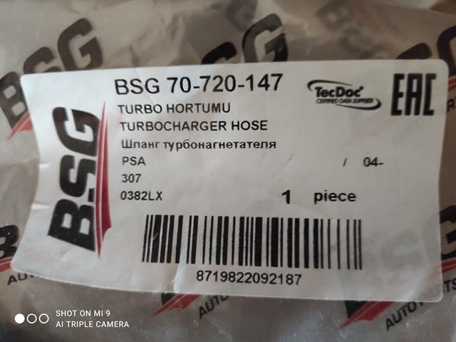 Трубка, що нагнітається 70720147 BSG