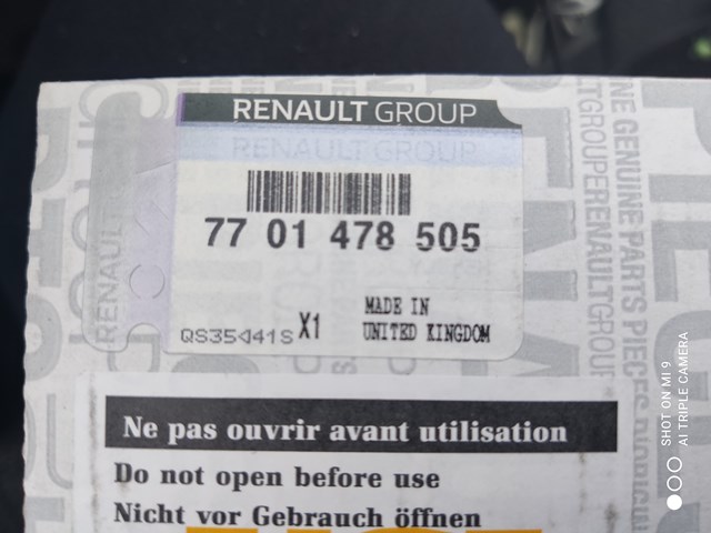 Зірка-шестерня розподільного валу двигуна, впускного 7701478505 RENAULT