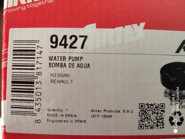 Помпа водяна, (насос) охолодження 9427 AIRTEX