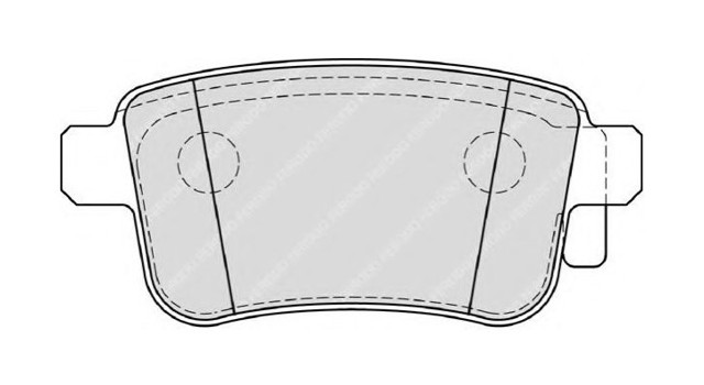 Задні гальмівні колодки BTS5449 TASHIKO