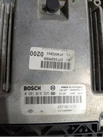 Блок двигуна 0281019325 BOSCH