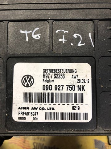 Модуль (ЕБУ) АКПП електронний 09G927750NK VAG