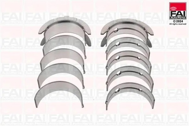 Вкладиші коленвала, корінні, комплект, стандарт (STD) BM1068STD FAI