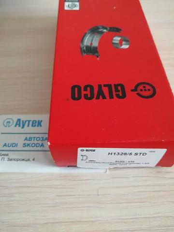 Вкладиші коленвала, корінні, комплект, стандарт (STD) H13285STD GLYCO