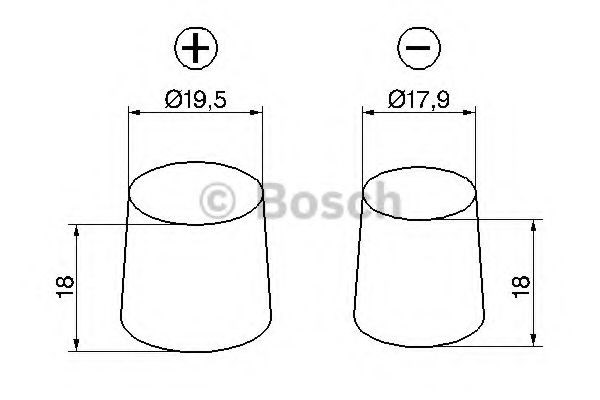 Батарея акумуляторна 0092S5A110 BOSCH