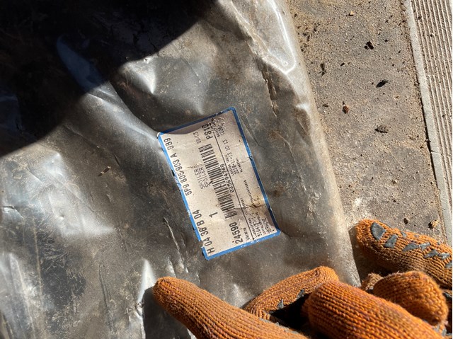 Спойлер переднього бампера 5P9805903A9B9 VAG