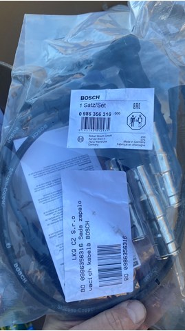 Дроти запалювання 0986356316 BOSCH