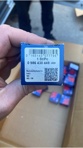 Форсунка дизельна в зборі, розпилювач + тримач 0986430449 BOSCH