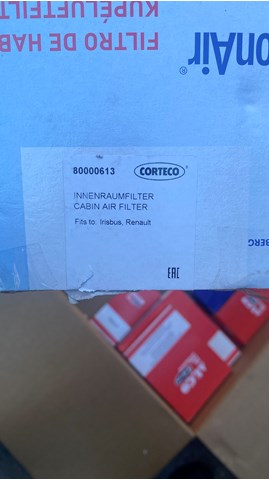 Фільтр пиловий 80000613 CORTECO