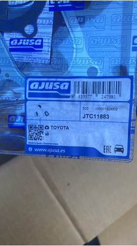 Прокладка турбіни, монтажний комплект JTC11883 AJUSA