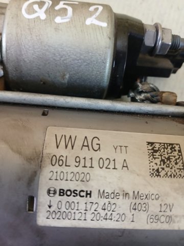Стартер двигуна 06L911021A VAG
