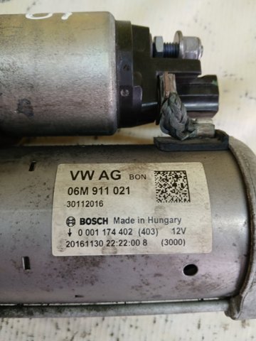 Стартер автомобільний 06M911021 VAG