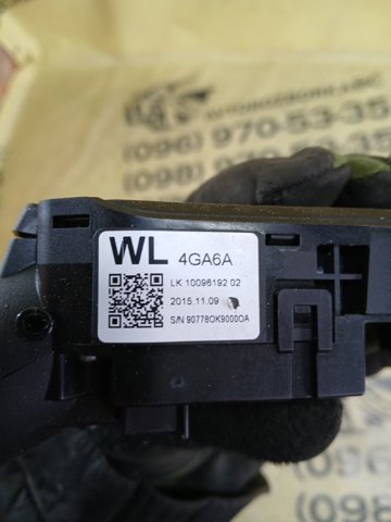 Перемикач підрульовий, в зборі 255604GA6A NISSAN