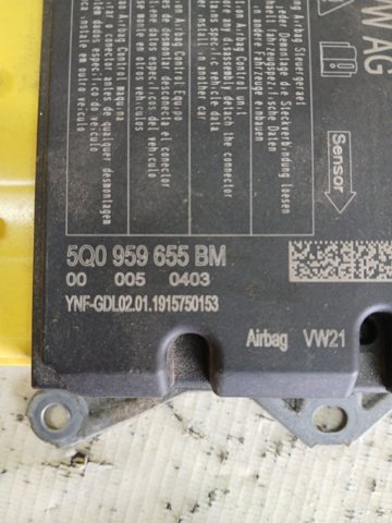 Модуль-процесор керування подушки безпеки 5Q0959655BM VAG