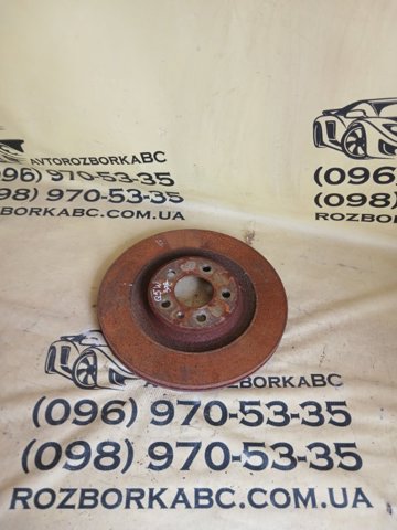 Диск заднього гальма 80A615601C VAG