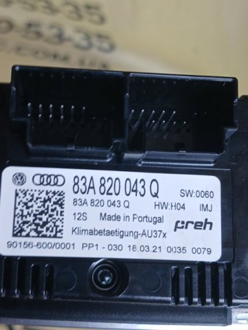 Регулятор вентилятора обігрівача 83A820043Q VAG