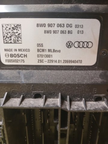 Модуль керування (ЕБУ) бортової мережі 8W0907063DG VAG