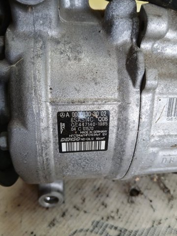 Компресор системи кондиціювання A0008303002 MERCEDES