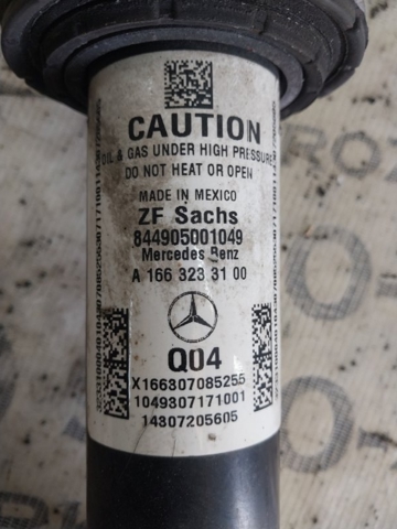 Амортизатор передньої підвіски, лівий A1663204966 MERCEDES