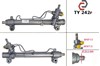 Управління рульове в зборі TY242R MS GROUP